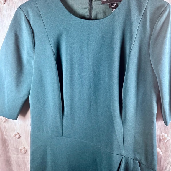 NWOT Maggy London Women’s Peacock Blue Midi Dress Size 8 - Picture 2 of 9